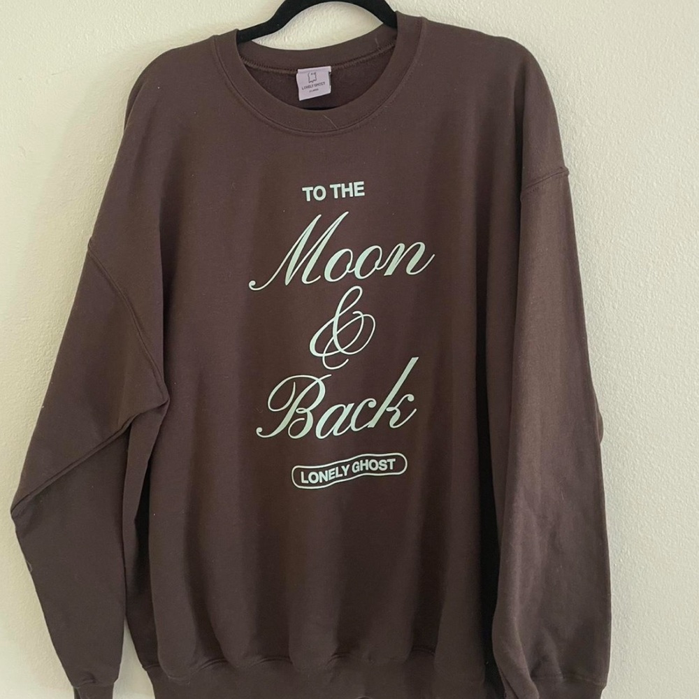 Lonely Ghost Chocolate Crewneck Sweater